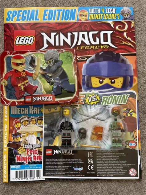 Lego Special Edition Magazine Ninjago Legacy Inc Minifigures