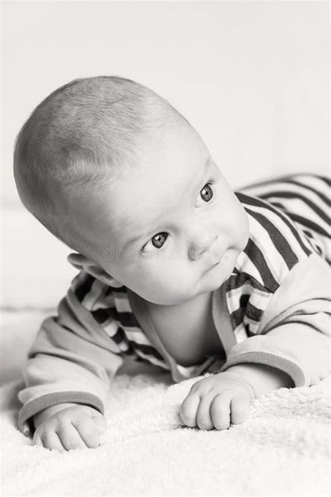 Cute Blue Eyed Baby Boy Stock Image Image Of Happiness 41752895