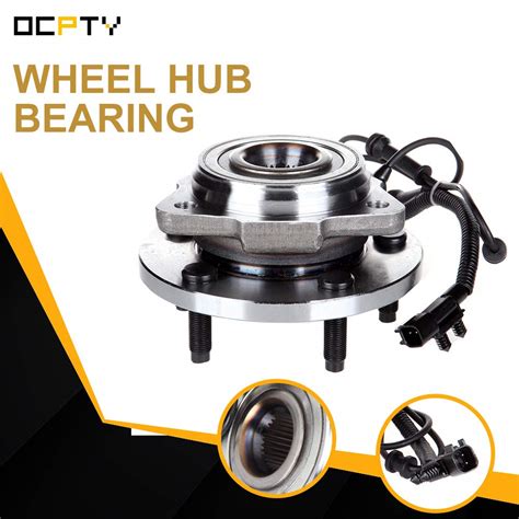 Ocpty New Wheel Hub Bearings Rear Lugs W Abs Compatible For Jeep