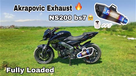 Akrapovic Exhaust In Ns200 Bs7🔥🥵 Most Modified Ns200🥵 Total Cost