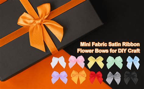 Amazon Meccanixity Pcs Mini Ribbon Bow Mini Fabric Satin Ribbon