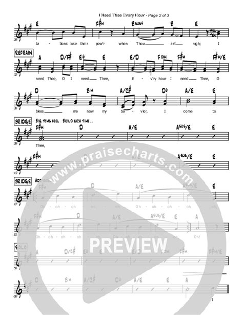 I Need Thee Every Hour Sheet Music Pdf Mark Cullen Praisecharts