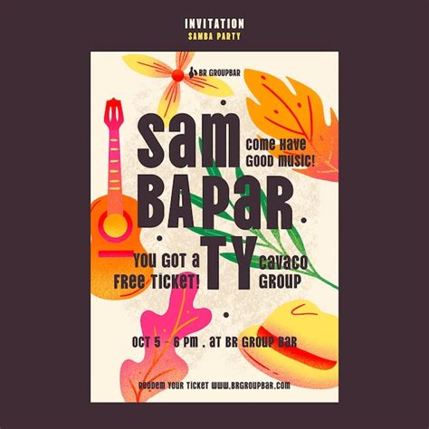 Diseño de plantilla de fiesta latina Archivo PSD Premium