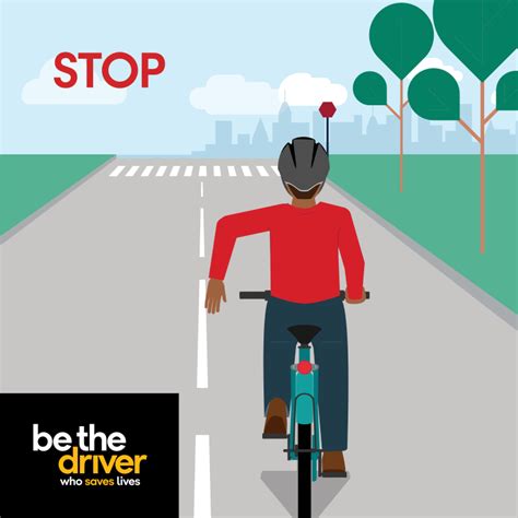 How to Use Bike Hand Signals - Zero Deaths Maryland & Vision Zero ...