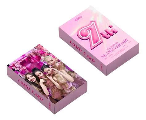 Set 55 Photocards Tipo Lomo Card Blackpink 7th Aniversario Cuotas Sin