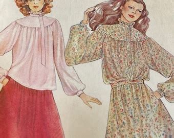 Vintage S Miss Vogue Sewing Pattern Size Bust Ff Etsy