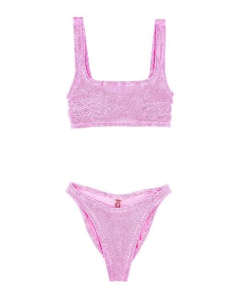 Hunza G Xandra Bikini In Pink Lyst