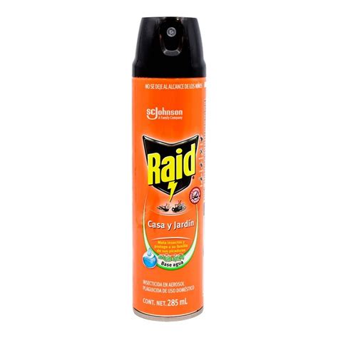 Insecticida Raid casa y jardín en aerosol 285 ml Walmart