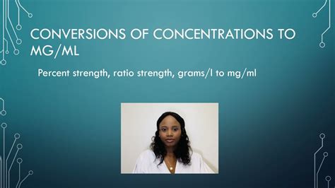 Percent to mg/mL Conversion: A Simple Guide for Accurate Dosing ...