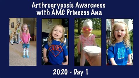 2020 Arthrogryposis Awareness With Amc Princess Ana Day 1 Youtube