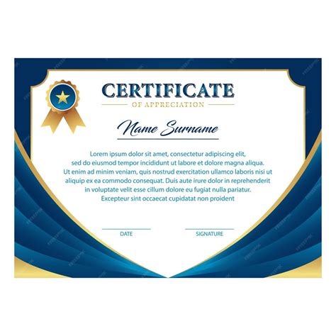 premium vector certificate vector design templates
