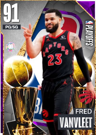 Nba K Kdb Custom Card Playoff Fred Vanvleet