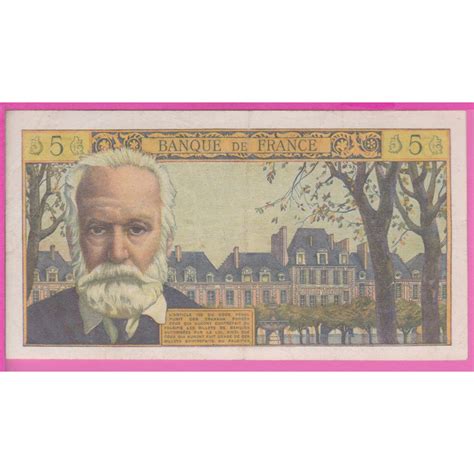 France ETAT TB 5 Nouveaux Francs Victor Hugo 01 02 1962