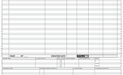 Free Fillable And Printable Ub 04 Claim Form Form Example Download