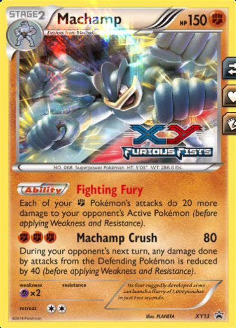 Xy Furious Fists Prerelease Promo Machamp Pokebeach Pok Beach