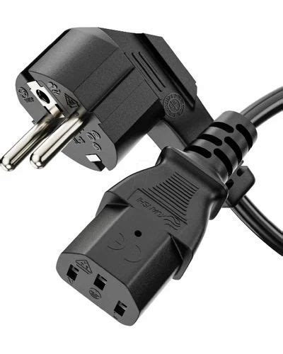 Fedus European Power Cord Iec C To Schuko Europe Cee Awg