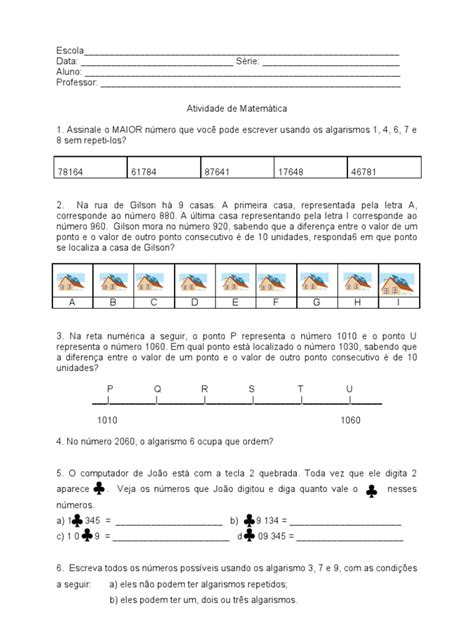 PDF Sistema de Numeracao Decimal 4º e 5º ANO DOKUMEN TIPS