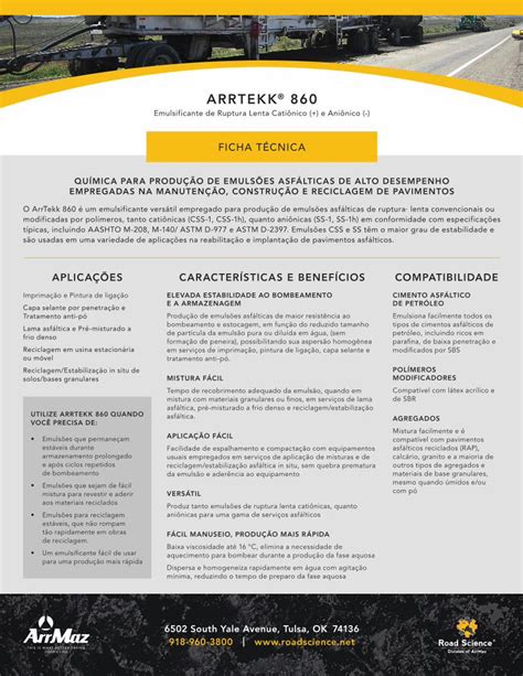 PDF APLICAÇÕES CARACTERÍSTICAS E BENEFÍCIOS Lama asfáltica e Pré