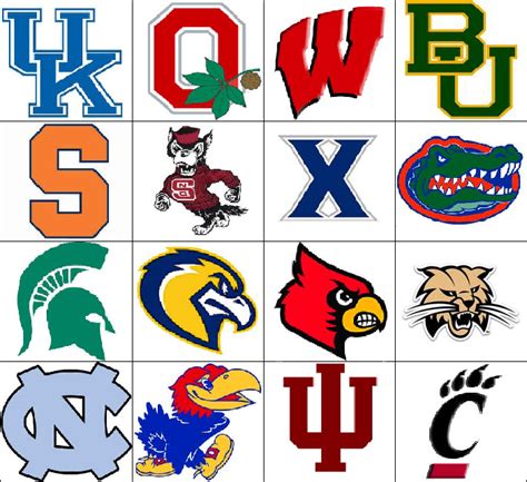 All College Team Logos