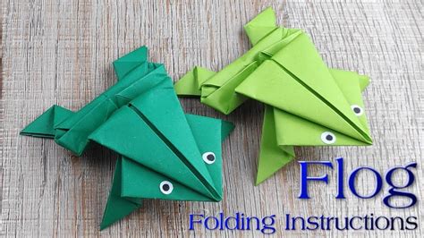 Origami Frog How To Make Jumping Paper Frog That Jumps High And Far