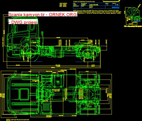 Kamyon Scania Tir Views Dwg Projesi Autocad Projeler Hot Sex Picture