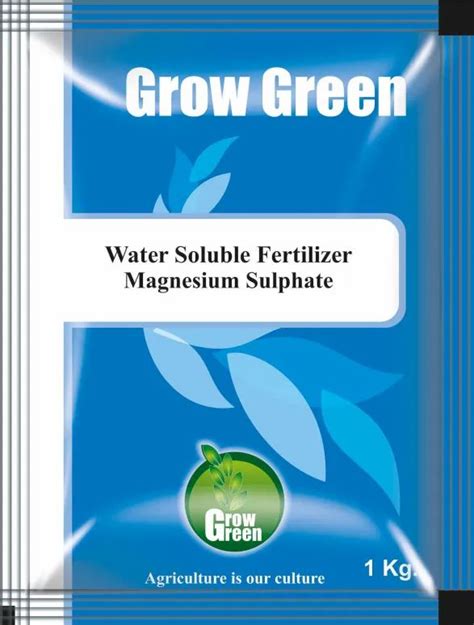 Magnesium Sulphate Water Soluble Fertilizers At Best Price In Vadodara