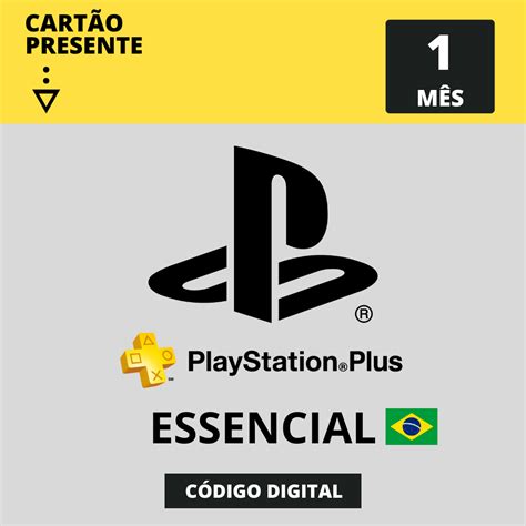 Gift Card Playstation Plus Essential M S Brasil C Digo Digital