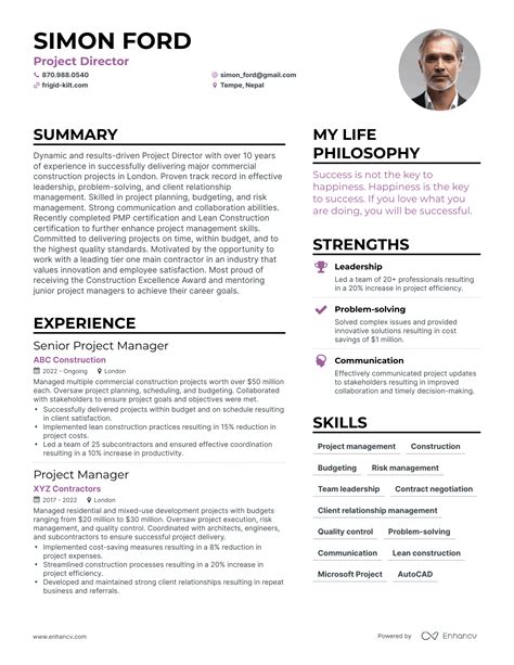 3 Successful Project Director Resume Examples And Writing Tips for 2024