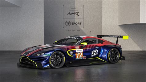 L Aston Martin Vantage Gte Du Team Tf Sport Se D Voile