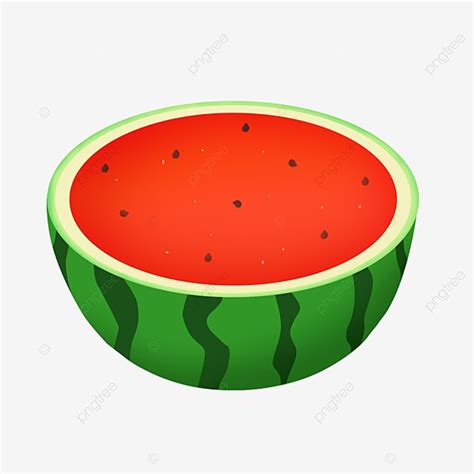 Half Watermelon Clipart