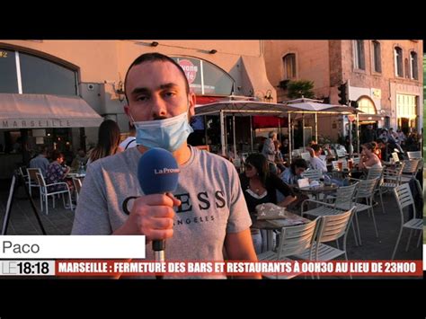 Vid O Marseille Les Professionnels Saluent La Fermeture Des Bars Et