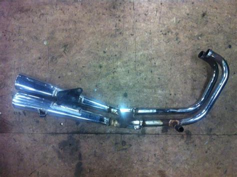 1980 82 Honda Cb900c Custom Left Exhaust Set 18450 461 670