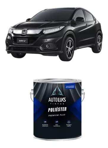 Tinta Automotiva Poliester Preto Cristal Honda Ml Parcelamento