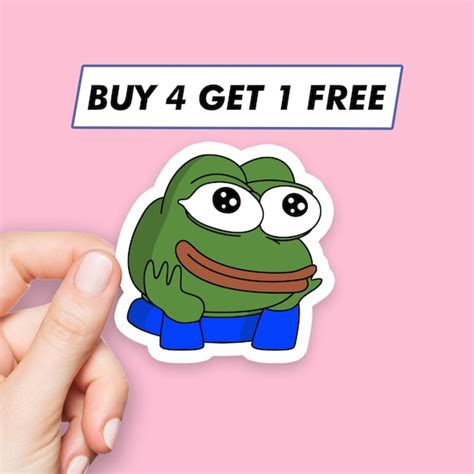 Kermit Pepe Sticker Frog Meme Stickers Laptop Stickers Aesthetic