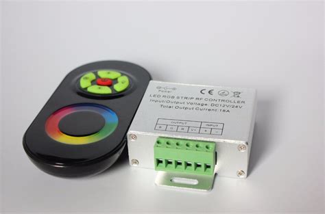 Rgb Led Controller Dc V Toetsen Aluminium Sh Vicedeal