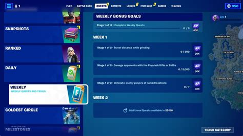 Fortnite Chapter Season How To Complete Week Quests