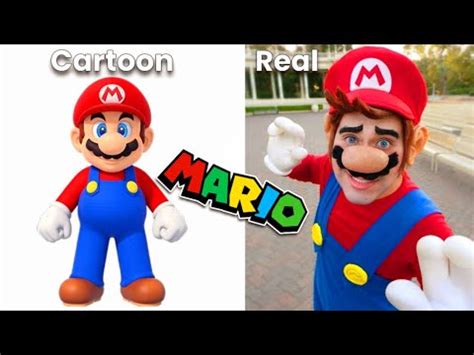 Super Mario Characters In Real Life Youtube