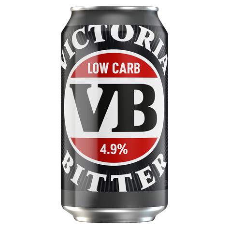 Victoria Bitter Low Carb Can 375ml Thirsty Camel