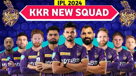 Kkr Ipl 2024 Squad Players List Pdf Download - Lisha Halette