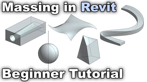 Massing In Revit Beginner Tutorial Youtube