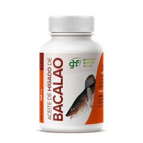 Ghf Aceite De Higado De Bacalao 110 Perlas De 685 Mg Con Ofertas En