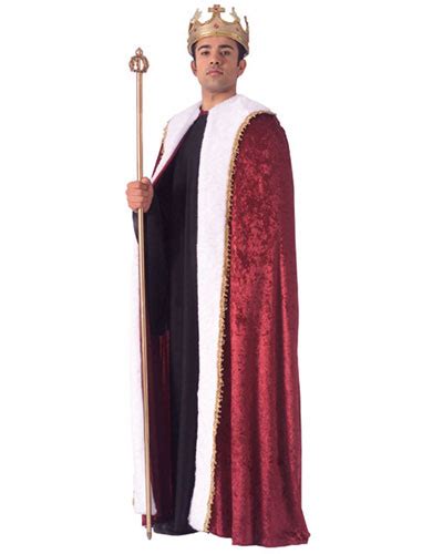 Adult King Queen Robe Burgundy Screamers Costumes