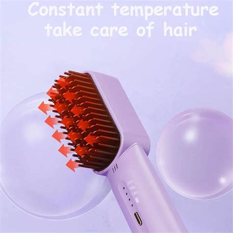 Portable Speed Adjustment Cordless Mini Dual Purpose Curling Negative