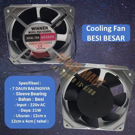 Jual Kipas Angin Pendingin Axial Rotary Fan Cooling Fan BESI Fan