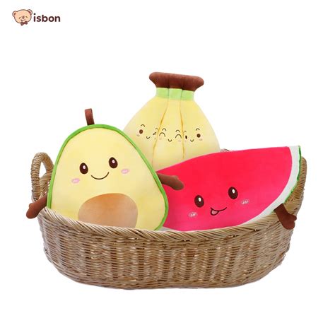 Jual Boneka Buah Alpukat Pisang Semangka Fruity Mini Bisa Untuk Bantal