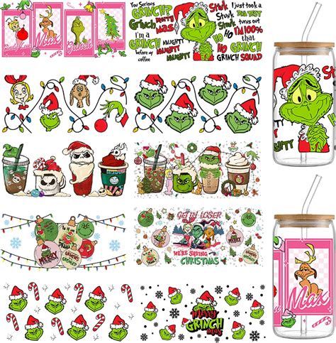 Amazon Sheet Uv Dtf Wraps Christmas Theme Uv Dtf Transfer