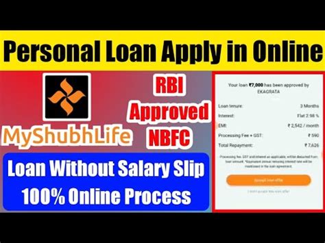 Myshublife Personal Loan Myshublife Loan Process Instant Personal