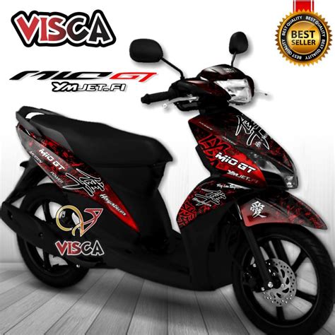 Decal Mio Gt Full Body Stiker Mio Gt Variasi Full Body Striping Mio Gt