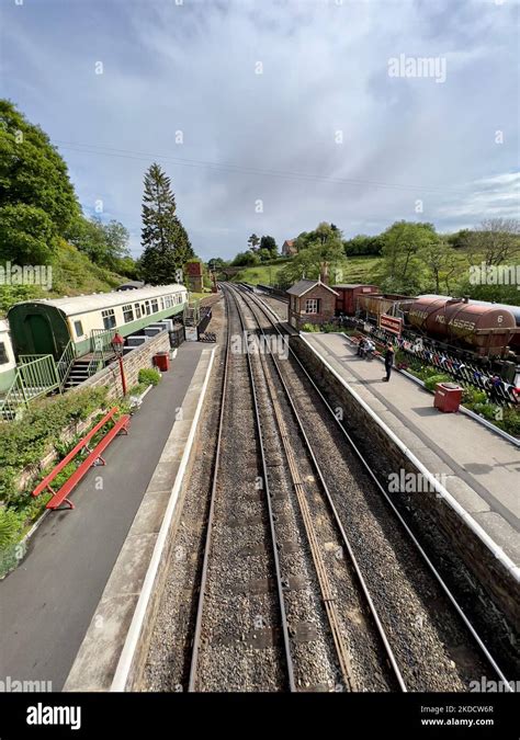 Goathland Train Station Railway Stock Photo Alamy