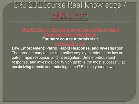 Ppt Crj Course Real Knowledge Crj Powerpoint Presentation